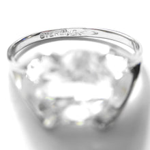 Load image into Gallery viewer, Sterling Hallmark on Mid Century Faux Diamond Glass Ring
