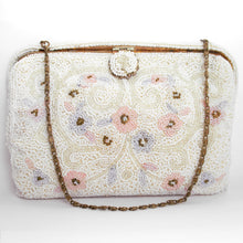 Load image into Gallery viewer, Antique Art Noveau Hand Made In France Beaded Bag Purse
