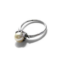 Load image into Gallery viewer, Sterling Hallmark on Antique Pearl Ring
