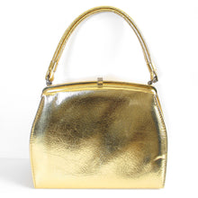 Load image into Gallery viewer, 1950s / 1960s  Theodor of California gold lamé purse
