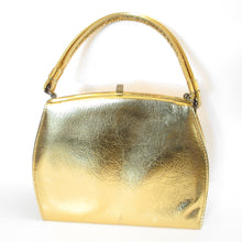 Load image into Gallery viewer, 50s / 60s Mid century Theodor of California gold lamé pocketbook
